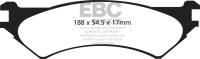 EBC 97-00 Ford Econoline E250 4.2 (4 Wheel ABS) Ultimax2 Rear Brake Pads - UD802