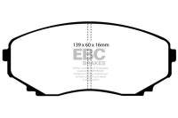 EBC 00-02 Mazda MPV 2.5 Ultimax2 Front Brake Pads - UD551