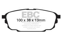 EBC 01-04 Mazda Protege 2.0 (Rear Rotors) Ultimax2 Rear Brake Pads - UD892