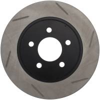 StopTech Power Slot 05-10 Mustang V6/4.0L / GT V8-4.6L Rear Left Slotted Rotor - 126.61087SL