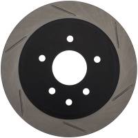 StopTech Power Slot 03-05 350Z / 03-04 G35 / 03-05 G35X SportStop Slotted Rear Left Rotor - 126.42077SL