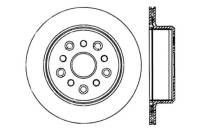 StopTech 93-98 Toyota Supra Turbo Drilled Left Rear Rotor - 128.44105L