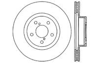 StopTech Drilled Sport Brake Rotor - 128.47012L