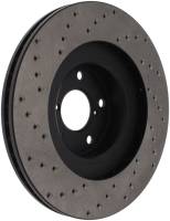 StopTech 02-10 WRX Drilled Left Front Rotor - 128.47018L