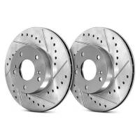StopTech Select Sport 11-16 Toyota Avalon/ 11-17 Camry SportStop Slotted & Drilled Right Front Rotor - 227.44146R