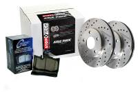 Select Sport Axle Pack, Drilled & Slotted, Rear - 928.61515