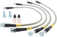 StopTech 08-17 Chevrolet Silverado 1500 Stainless Steel Rear Brake Lines - 950.66504