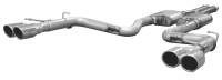 aFe MACHForce XP 2-1/2in SS-304 Cat-Back Exhausts w/ Black Tip 02-16 Nissan Patrol (Y61) I6-4.8L - 49-36115-B