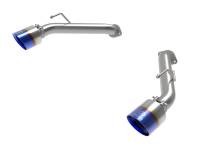 aFe 2023 Nissan Z V6-3.0L (tt) Takeda Stainless Steel Axle-Back Exhaust System w/ Blue Flame Tip - 49-36137-L