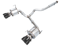AWE Tuning 2022+ VB Subaru WRX Touring Edition Exhaust - Diamond Black Tips - 3015-43979