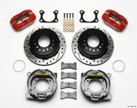 Wilwood Dynapro Low-Profile 11.00in P-Brake Kit Drill-Red Big Ford 2.36in Offset - 140-11387-DR