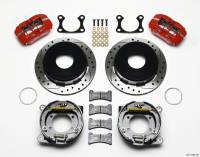Wilwood Dynapro Low-Profile 11.00in P-Brake Kit Drill-Red Big Ford 2.36in Offset Currie - 140-11388-DR