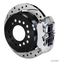 Wilwood Dynapro Low-Profile 11.00in P-Brake Kit Drill-Pol New Big Ford 2.50in Offset - 140-11389-DP