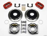 Wilwood Dynapro Low-Profile 11.00in P-Brake Kit Drill-Red New Big Ford 2.50in Offset - 140-11390-DR