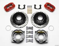 Wilwood Dynapro Low-Profile 11.00in P-Brake Kit Drill-Red New Big Ford 2.50in Off Staggered Mount - 140-11392-DR