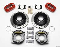 Wilwood Dynapro Low-Profile 11.00in P-Brake Kit Drill-Red Small Ford 2.66in Offset - 140-11393-DR
