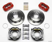 Wilwood Dynapro Low-Profile 11.00in P-Brake Kit - Red Ford 8.8 w/2.50in Offset-5 Lug - 140-11396-R