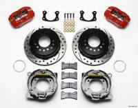 Wilwood Dynapro Low-Profile 11.00in P-Brake Kit Drill-Red New Big Ford 2.36in Offset - 140-11402-DR