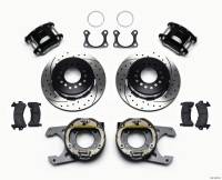Wilwood D154 P/S Park Brake Kit Drilled Big Ford 2.36in Offset - 140-12213-D