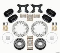 Wilwood Dynapro Lug Mount Dual Rear Dynamic Kit SA Drilled Big Ford 2.36in Offset - 140-12553-D