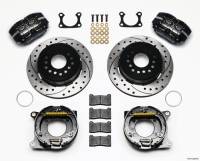 Wilwood Dynapro Dust-Boot P/S Park Brake Kit Drilled Big Ford 2.36in Offset - 140-13204-D