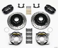 Wilwood Dynapro Dust-Boot P/S Park Brake Kit Drilled Small Ford 2.66in Offset - 140-13205-D