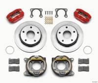 Wilwood Dynapro Lug Mount P/S Park Brake Kit Red Big Ford 2.36in Off Bronco 5 x 5.50 - 140-13322-R