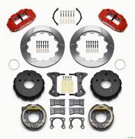 Wilwood Narrow Superlite 4R Rear P-Brk Kit 12.88in Red Big Ford 2.36in Off Bronco 5 x 5.50 - 140-13323-R