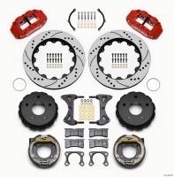 Wilwood Narrow Superlite 4R Rear P-Brk Kit 14.00in Drill Red Small Ford 2.36in Off Bronco 5 x 5.50 - 140-13332-DR