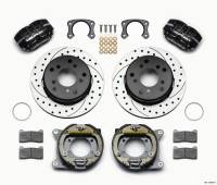 Wilwood Dynapro Lug Mount P/S Park Brake Kit Drilled Big Ford New 2.38in Off Bronco 5 x 5.50 - 140-13664-D