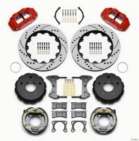 Wilwood Narrow Superlite 4R Rear P-Brk Kit 14.00in Drilled Red Big Ford 2.38in Off Bronco 5 x 5.50 - 140-13666-DR