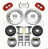 Wilwood Narrow Superlite 4R Rear P-Brk Kit 14.00in Red Big Ford New 2.38in Off Bronco 5 x 5.50 - 140-13666-R