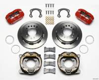 Wilwood Dynapro Low-Profile 11.00in P-Brake Kit - Red Ford 8.8 Special w/2.50in Offset-5 Lug - 140-13724-R