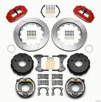 Wilwood Narrow Superlite 4R Rear P-Brk Kit 14.00in Red Big Ford 2.00in Off Bronco 5 x 5.50 - 140-13731-R