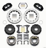 Wilwood Narrow Superlite 4R Rear P-Brk Kit 12.88in Drilled Big Ford 2.00in Off Bronco 5 x 5.50 - 140-13734-D