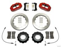 Wilwood Narrow Superlite Red 6R Front Kit 12.88in Slotted Rotor w/ Lines 05-15 Toyota Tacoma - 140-14577-R