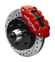 Wilwood Narrow Superlite 6R Big Brake Front Brake Kit 96-87 Chevy & GMC C10/C15 - Red - 140-15944-DR