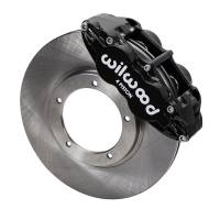 Wilwood 69-83 Porsche 911 Front Superlite Brake Kit 3.5in MT Plain Face - Black - 140-16679