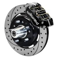Wilwood 55-57 Chevy Bel Air Dynapro 4 Kit, 5 x 4.50in/4.75in Hub - D&S - 140-16907-D