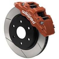 Wilwood 2021 Ford F-150 Raptor Aero6-DM Front Brake Kit - Slotted - Red - 140-17000-R
