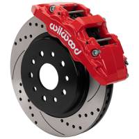 Wilwood 07-18 Jeep Wrangler (JK) Aero6-DM Front Brake Kit - D&S - Red - 140-17274-DR