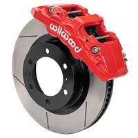 Wilwood 15-21 Toyota 4Runner Aero6-DM Red Front Brake Kit - Slotted - 140-17284-R