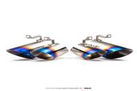 AMS Performance 15-19 Lamborghini Huracan Titanium Exhaust Tips (OEM & Alpha TT Kit Fitment) - ALP.22.05.0002-1