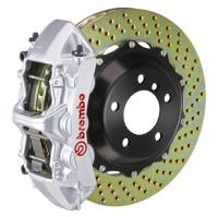 Brembo 12-16 FR-S (ZN6) Front BBK 6 Piston Cast 2pc 355x32 2pc Drilled Rotor - Silver - 1M1.8047A3