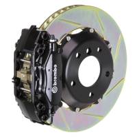 Brembo 87-91 928 S4/GT Rear GT BBK 4 Piston Cast 2pc 328x28 2pc Rotor Slotted Type-1-Black - 2C2.6016A1