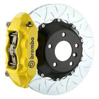 Brembo 17+ LC500/18+ LS500 Rear GT BBK 4 Piston Cast 380x28 2pc Rotor Slotted Type-3- Yellow - 2P3.9053A5