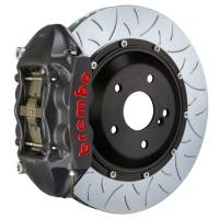 Brembo 17+ LC500/18+ LS500 Rear GTS BBK 4 Piston Cast 380x28 2pc Rotor Slotted Type-3-Black HA - 2P3.9053AS