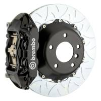 Brembo 84-87 Testarossa Rear GT BBK 4 Piston Cast 380x28 2pc Rotor Slotted Type-3-Black - 2P3.9068A1