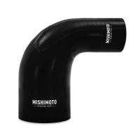 Mishimoto Silicone Reducer Coupler 90 Degree 2.5in to 4in - Black - MMCP-R90-2540BK