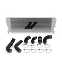 Mishimoto Ford Ranger 3.2L Diesel Intercooler Kit 2011+ Silver w/ Wrinkle Black Pipes - MMINT-RGR-11KSLBK